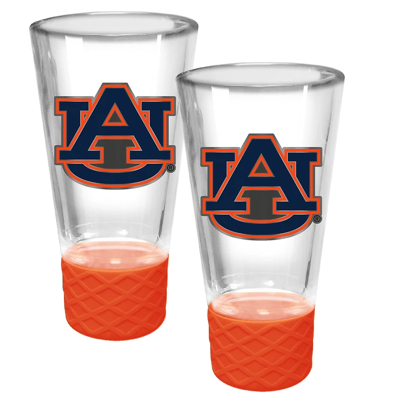Auburn Tigers 2-Pack 4oz. Cheer Shot Set with Silicone Grip