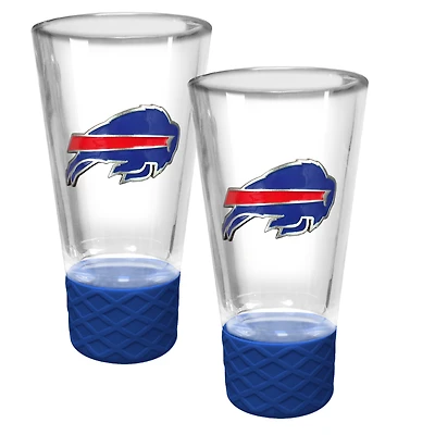 Buffalo Bills 2-Pack 4oz. Cheer Shot Set with Silicone Grip