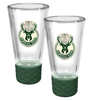 Milwaukee Bucks 2-Pack 4oz. Cheer Shot Set with Silicone Grip