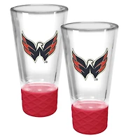 Washington Capitals 2-Pack 4oz. Cheer Shot Set with Silicone Grip