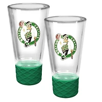 Boston Celtics 2-Pack 4oz. Cheer Shot Set with Silicone Grip