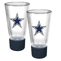 Dallas Cowboys 2-Pack 4oz. Cheer Shot Set with Silicone Grip