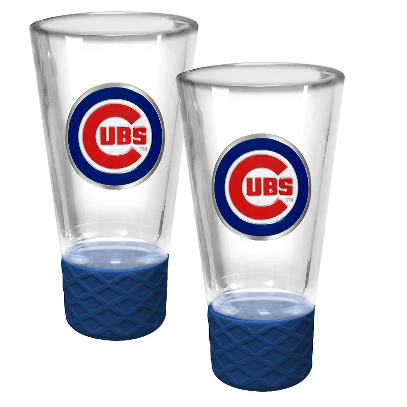 Chicago Cubs 2-Pack 4oz. Cheer Shot Set with Silicone Grip