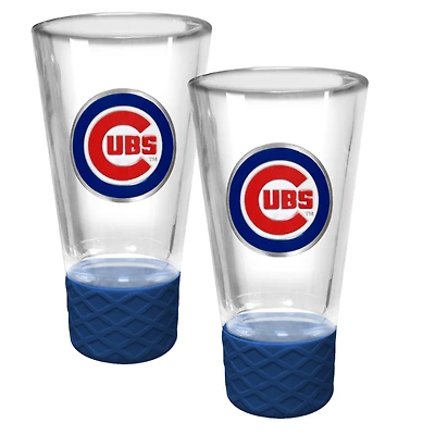 Chicago Cubs 2-Pack 4oz. Cheer Shot Set with Silicone Grip