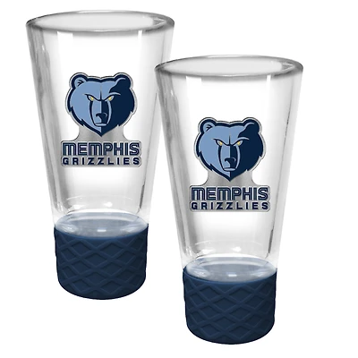 Memphis Grizzlies 2-Pack 4oz. Cheer Shot Set with Silicone Grip
