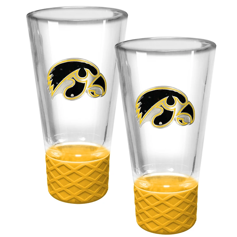 Iowa Hawkeyes 2-Pack 4oz. Cheer Shot Set with Silicone Grip