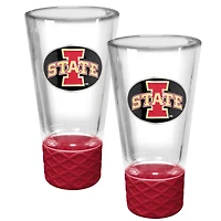 Iowa State Cyclones 2-Pack 4oz. Cheer Shot Set with Silicone Grip
