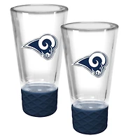 Los Angeles Rams 2-Pack 4oz. Cheer Shot Set with Silicone Grip