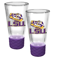 LSU Tigers 2-Pack 4oz. Cheer Shot Set with Silicone Grip