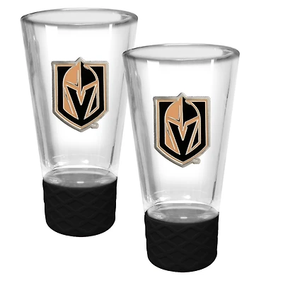 Vegas Golden Knights 2-Pack 4oz. Cheer Shot Set with Silicone Grip
