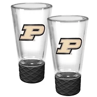 Purdue Boilermakers 2-Pack 4oz. Cheer Shot Set with Silicone Grip