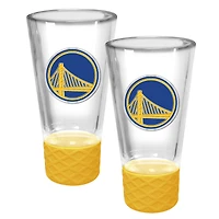 Golden State Warriors 2-Pack 4oz. Cheer Shot Set with Silicone Grip