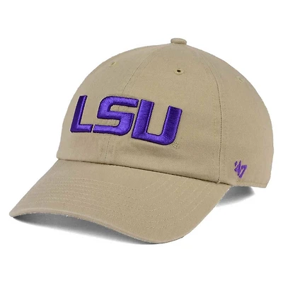 Men's '47 Khaki LSU Tigers Clean Up Adjustable Hat