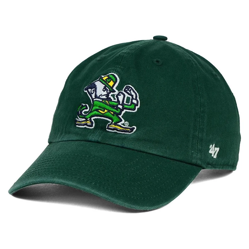Unisex '47  Green Notre Dame Fighting Irish Mascot Clean Up Adjustable Hat