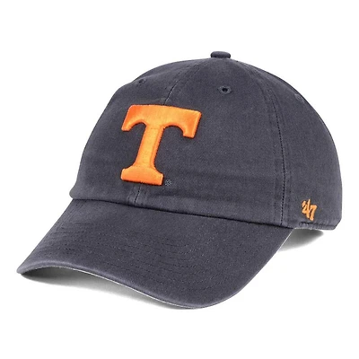 Men's '47 Charcoal Tennessee Volunteers Clean Up Adjustable Hat