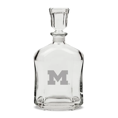 Michigan Wolverines 23.75oz. Whiskey Decanter