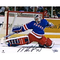 Mike Richter New York Rangers Autographed 8" x 10" Making Save Photograph