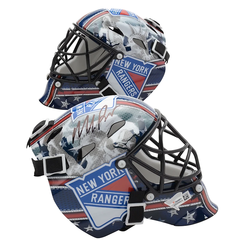 Mike Richter New York Rangers Autographed Mini Goalie Mask