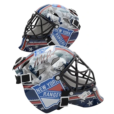 Mike Richter New York Rangers Autographed Mini Goalie Mask