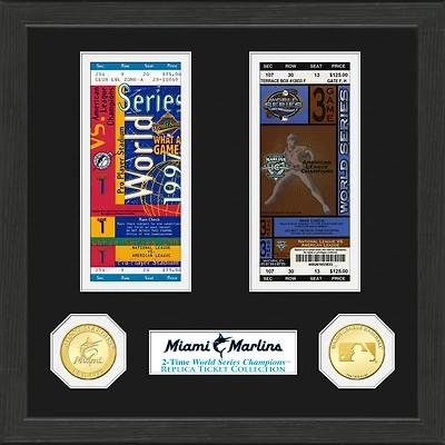 Miami Marlins Highland Mint World Series Ticket Collection