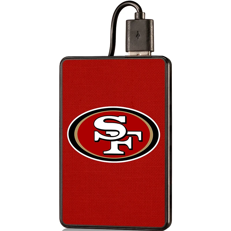 San Francisco 49ers Solid 2000 mAh Credit Card Powerbank