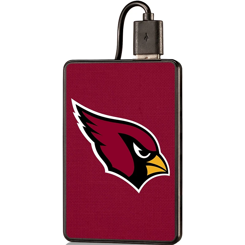 Arizona Cardinals Solid 2000 mAh Credit Card Powerbank