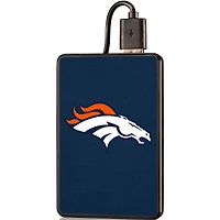 Denver Broncos Solid 2000 mAh Credit Card Powerbank