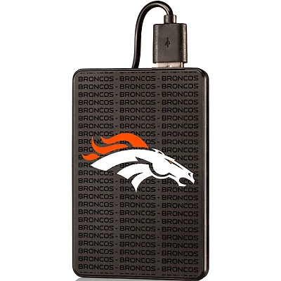 Denver Broncos Text Backed 2000 mAh Credit Card Powerbank