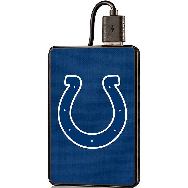 Indianapolis Colts Solid 2000 mAh Credit Card Powerbank