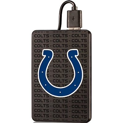 Indianapolis Colts Text Backed 2000 mAh Credit Card Powerbank