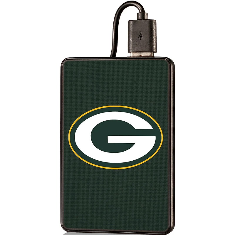 Green Bay Packers Solid 2000 mAh Credit Card Powerbank