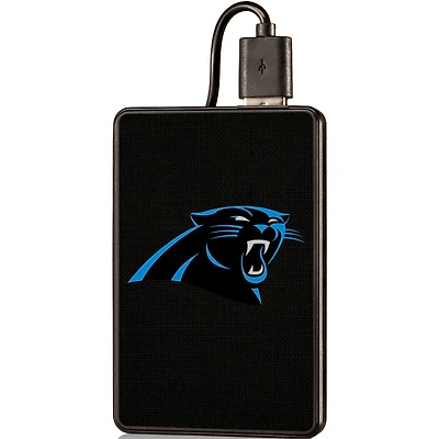 Carolina Panthers Solid 2000 mAh Credit Card Powerbank