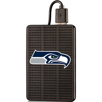 Seattle Seahawks Text Backed 2000 mAh Credit Card Powerbank