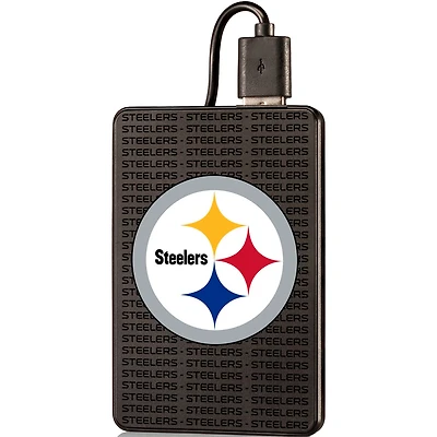 Pittsburgh Steelers Text Backed 2000 mAh Credit Card Powerbank