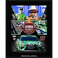 Kyle Busch 10.5" x 13" 200 Career Wins Sublimated Plaque