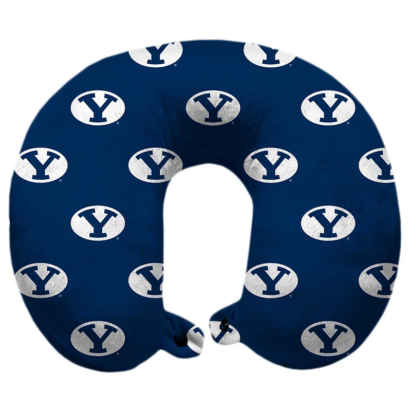BYU Cougars Polyester-Fill Travel Pillow