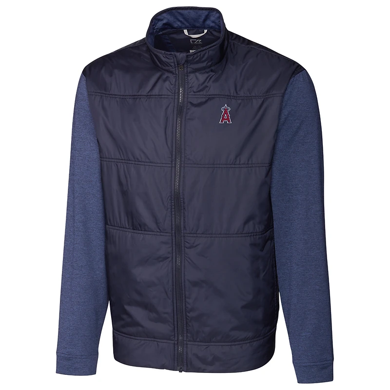 Los Angeles Angels Cutter & Buck Stealth Full-Zip Jacket - Navy