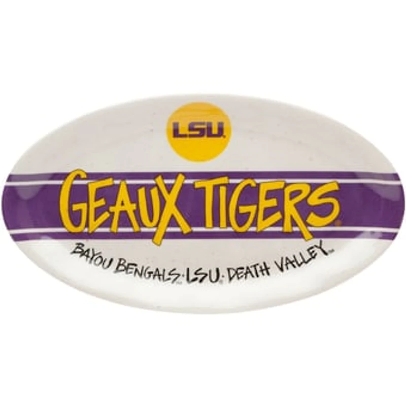 LSU Tigers Oval Kitchen Platter