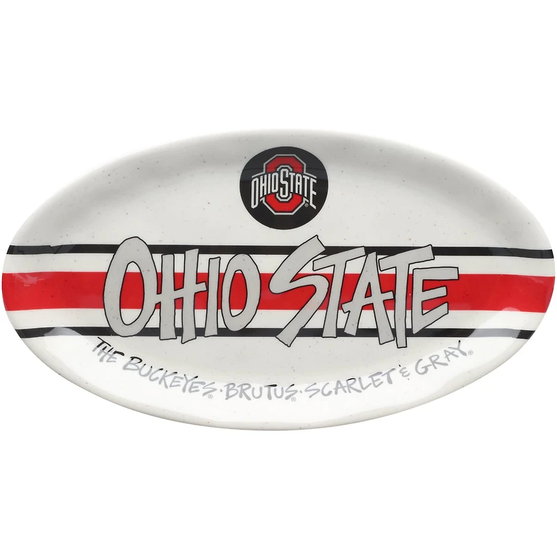 Ohio State Buckeyes Oval Kitchen Platter