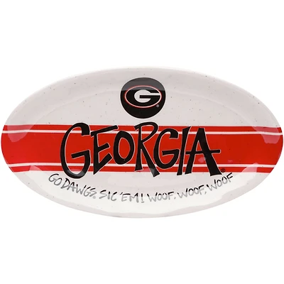 Georgia Bulldogs Oval Kitchen Platter