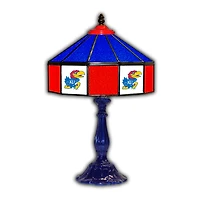 Kansas Jayhawks 21'' Glass Table Lamp