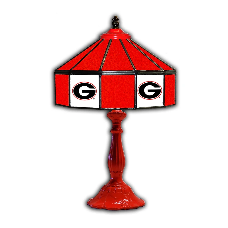 Georgia Bulldogs 21'' Glass Table Lamp