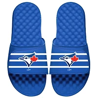 Toronto Blue Jays ISlide Youth MLB Stripe Slide Sandals - Royal