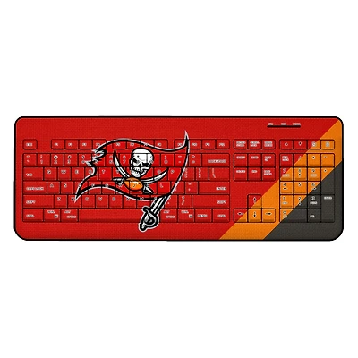 Tampa Bay Buccaneers Diagonal Stripe Wireless Keyboard