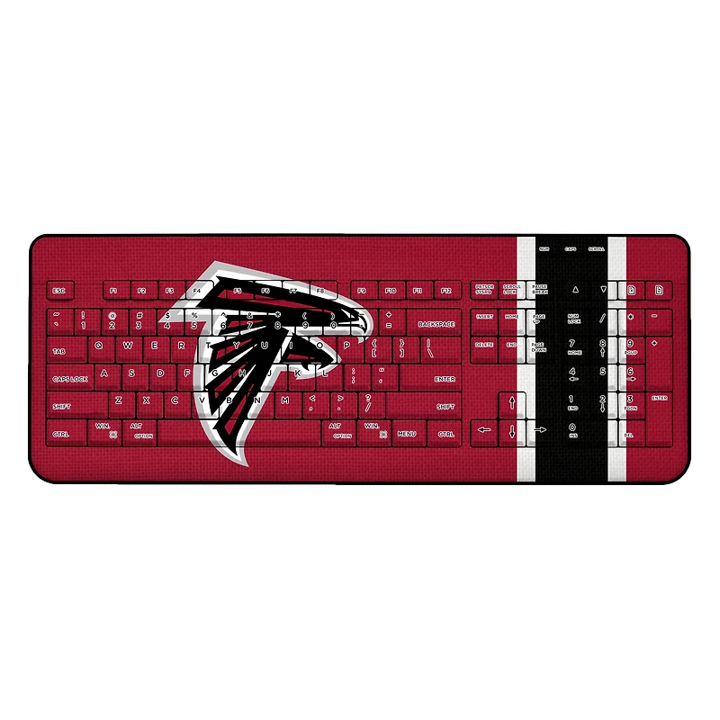 Atlanta Falcons Stripe Wireless Keyboard