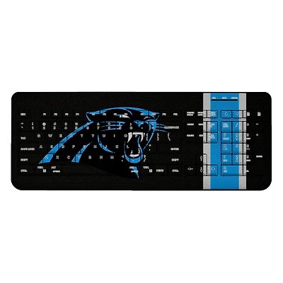Carolina Panthers Stripe Wireless Keyboard