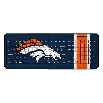 Denver Broncos Stripe Wireless Keyboard