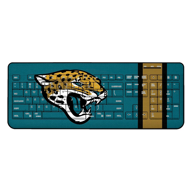 Jacksonville Jaguars Stripe Wireless Keyboard