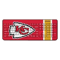 Kansas City Chiefs Stripe Wireless Keyboard