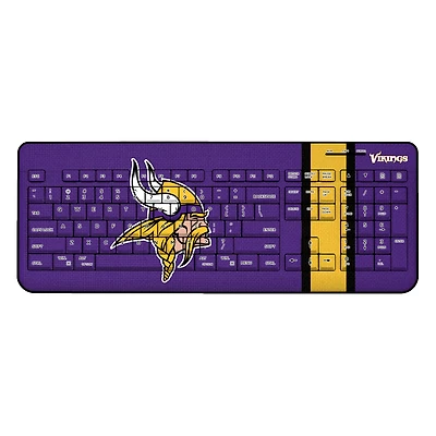 Minnesota Vikings Stripe Wireless Keyboard